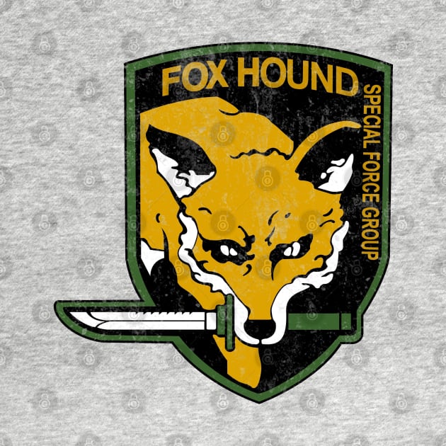 fox hound patch by sketchfiles